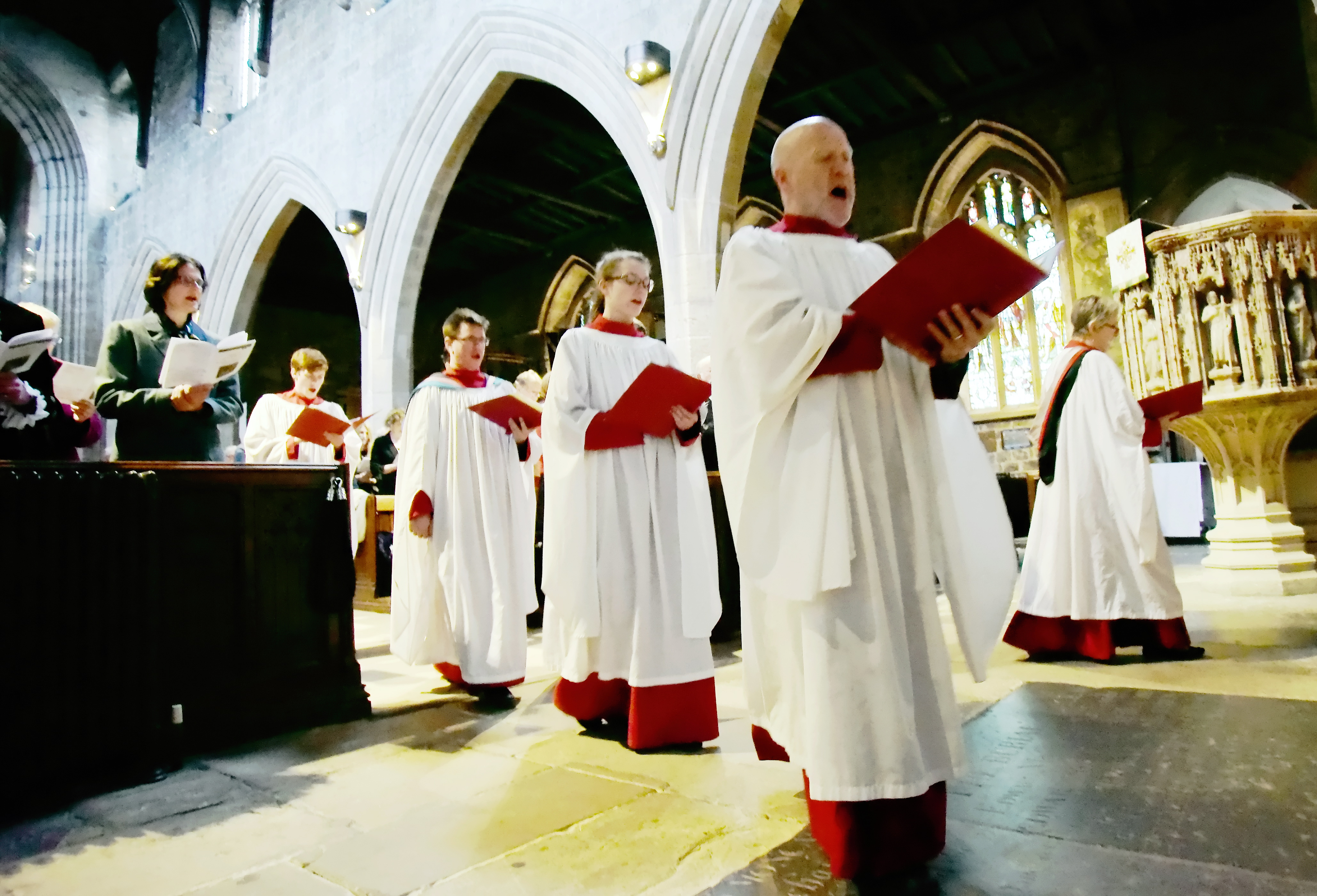 The installation of the Venerable Mark Wroe, choir