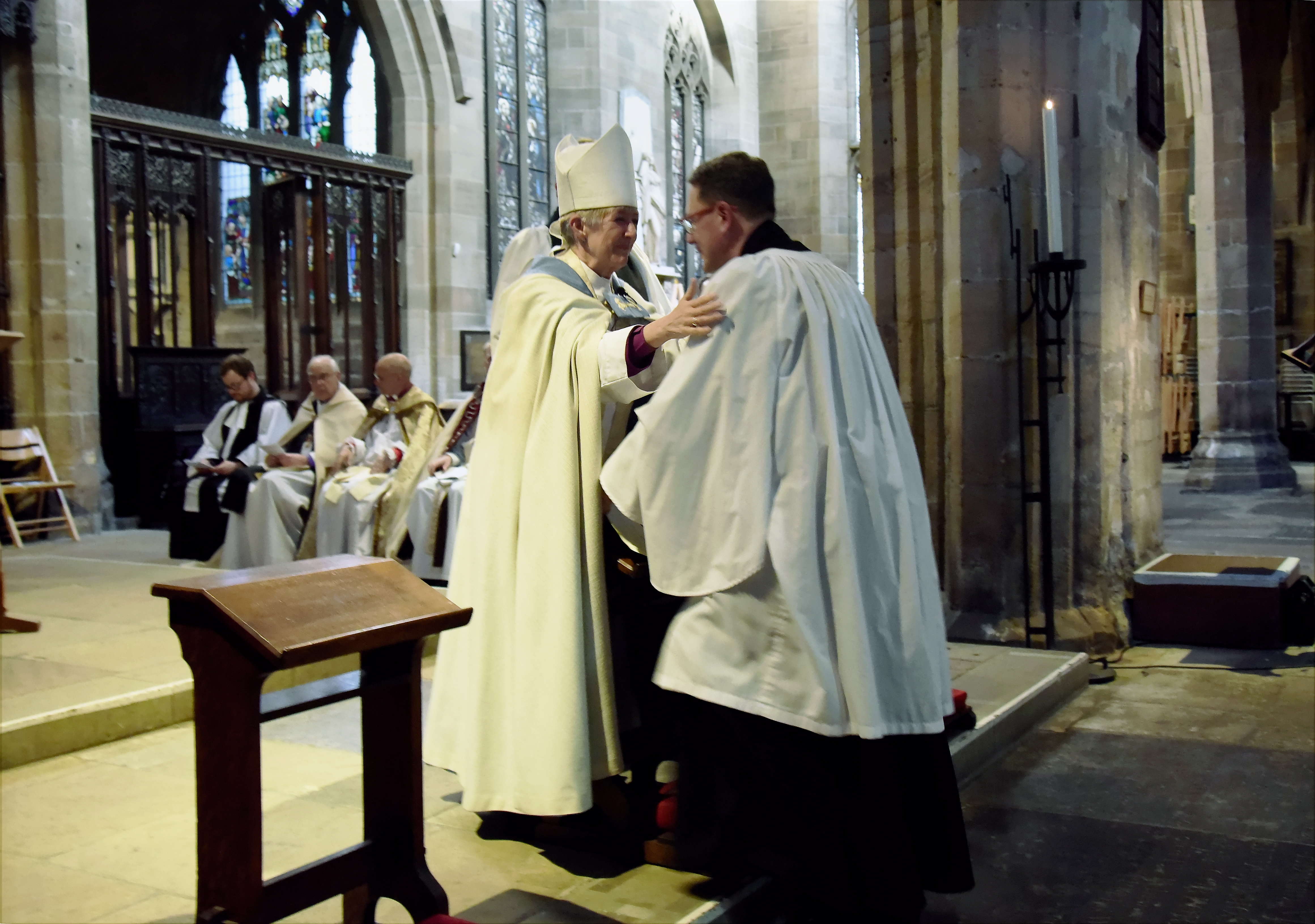 The Bishop of Newcastle and Mark Wroe